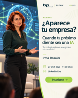 Irma Rosales presenta el webinar Cuando tu próximo cliente sea una IA: 27 de octubre de 2026, 11:00 h de Chile, por LinkedIn Live.