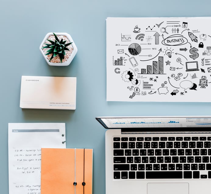 flat-lay-business-concept